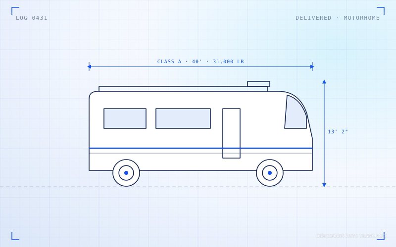 Delivered: Class A motorhome