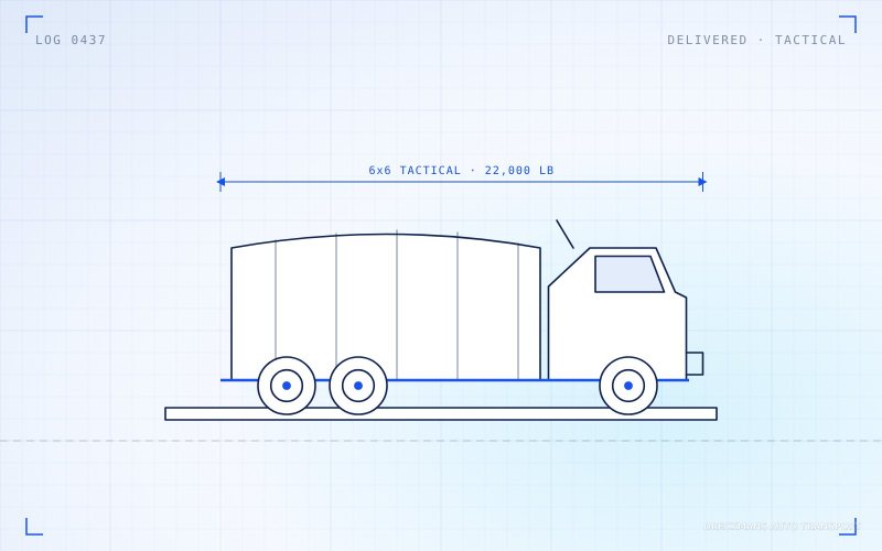 Delivered: tactical truck